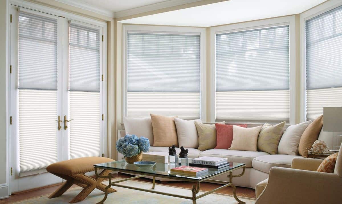 Hunter Douglas Duette® Cellular Shades keeping a home warm in the winter